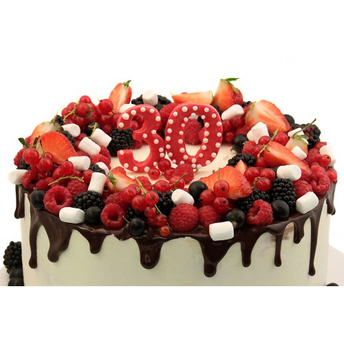  Торт с ягодами для женщин