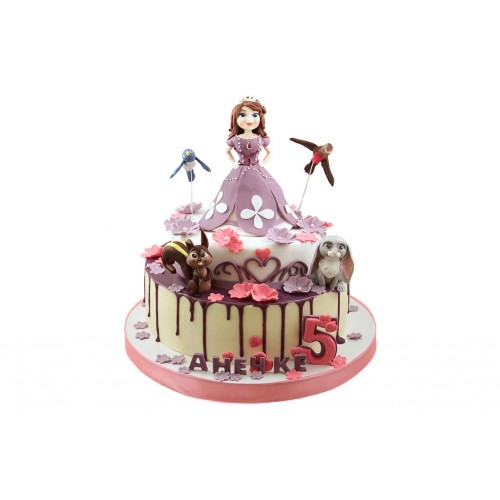 Детский торт с принцессой