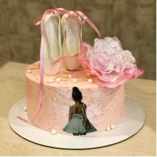 Торт для балерины с пуантами