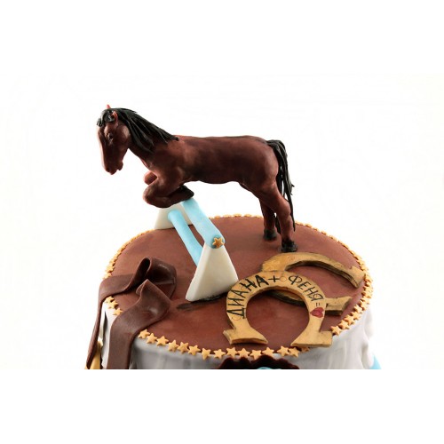 Торт с лошадью Конкур