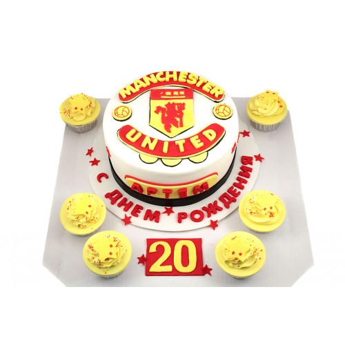 Торт для футболиста Манчестер Юнайтед 