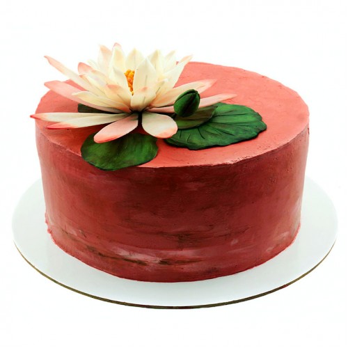 Торт с цветами Лотос 