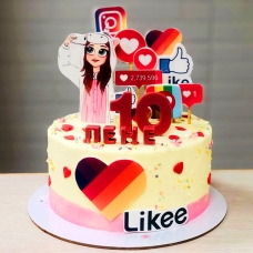 Детский торт likee