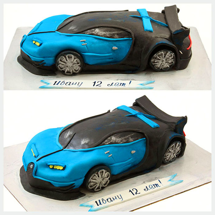 Торт машина Bugatti