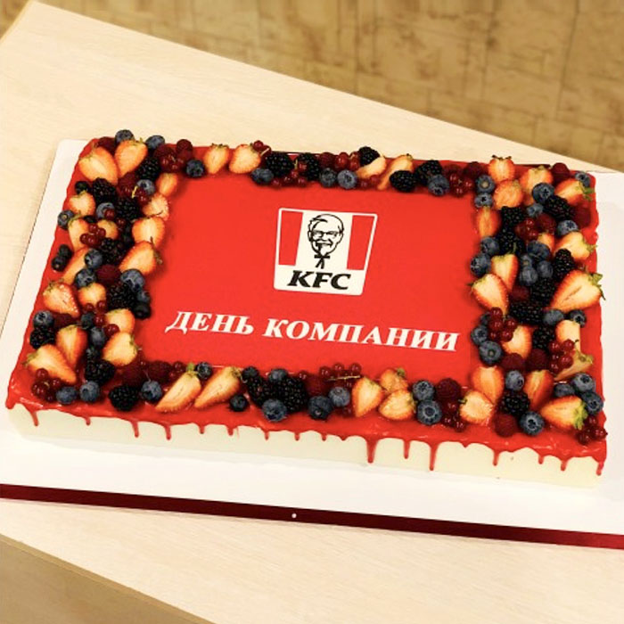 Корпоративный торт для KFC